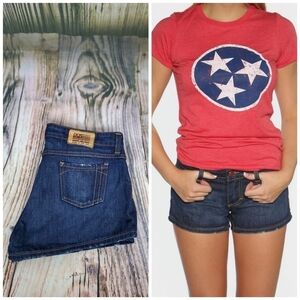 Marc Nelson Denim Distressed Shorts Made in USA